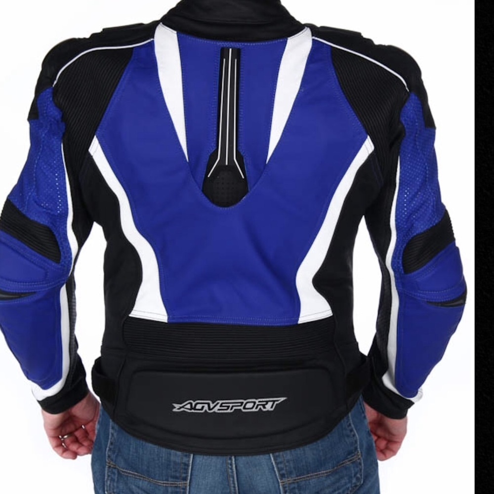 AGV Sport Laguna Leather Motorcycle ๐ Jacket ๐ - Picture 2 of 8